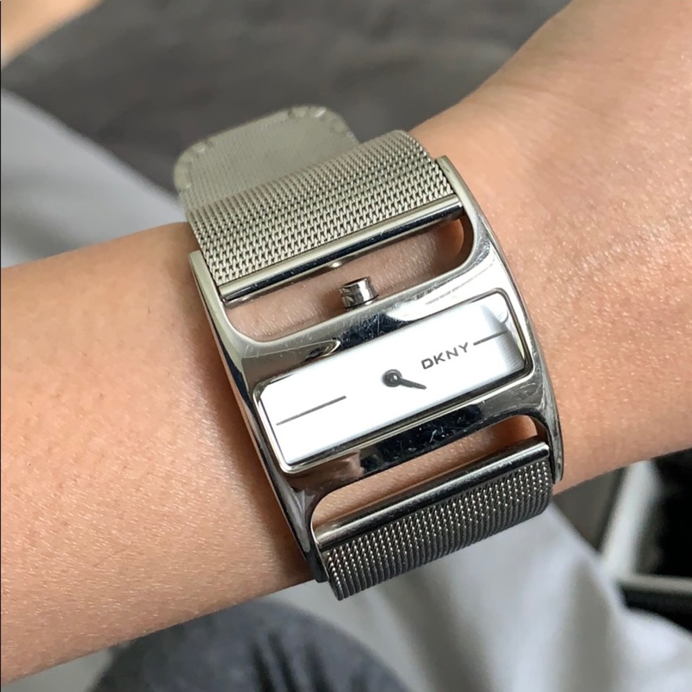 DKNY silver watch